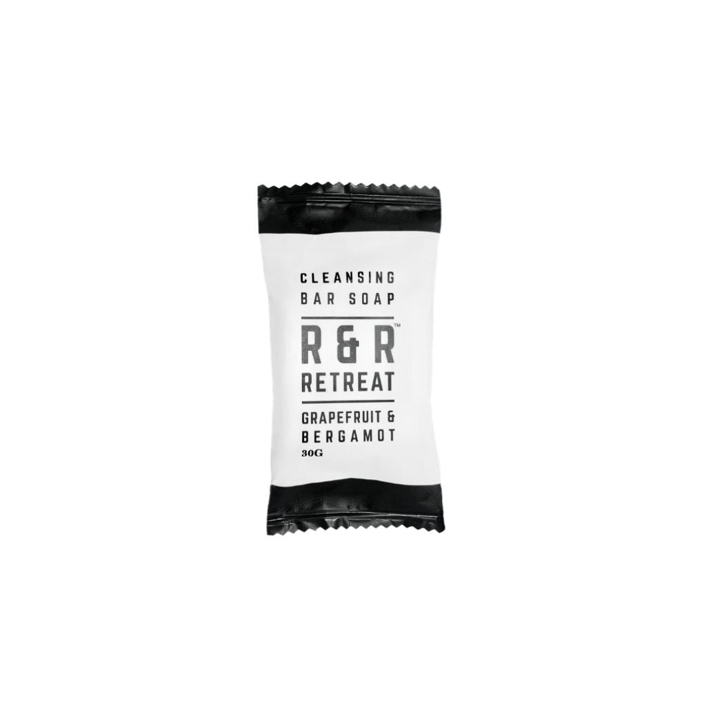 Retreat Plastic Sachet Hand & Facial Soap 1oz (30g) - Travel-Friendly Mini Soap for Camping, Gym & On-The-Go Hygiene