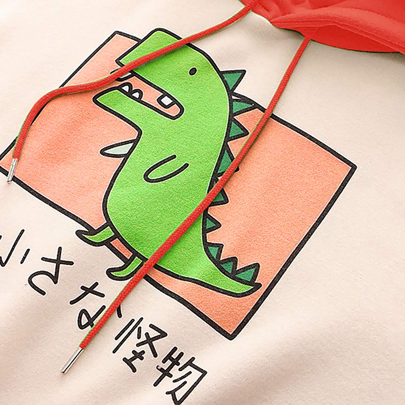 TARIENDY Women's Dinosaur Hoodie - Stylish Long Sleeve Pullover for Teens & Juniors, Cute Graphic Sweatshirt for Casual Wear, School, and Outdoor Activities