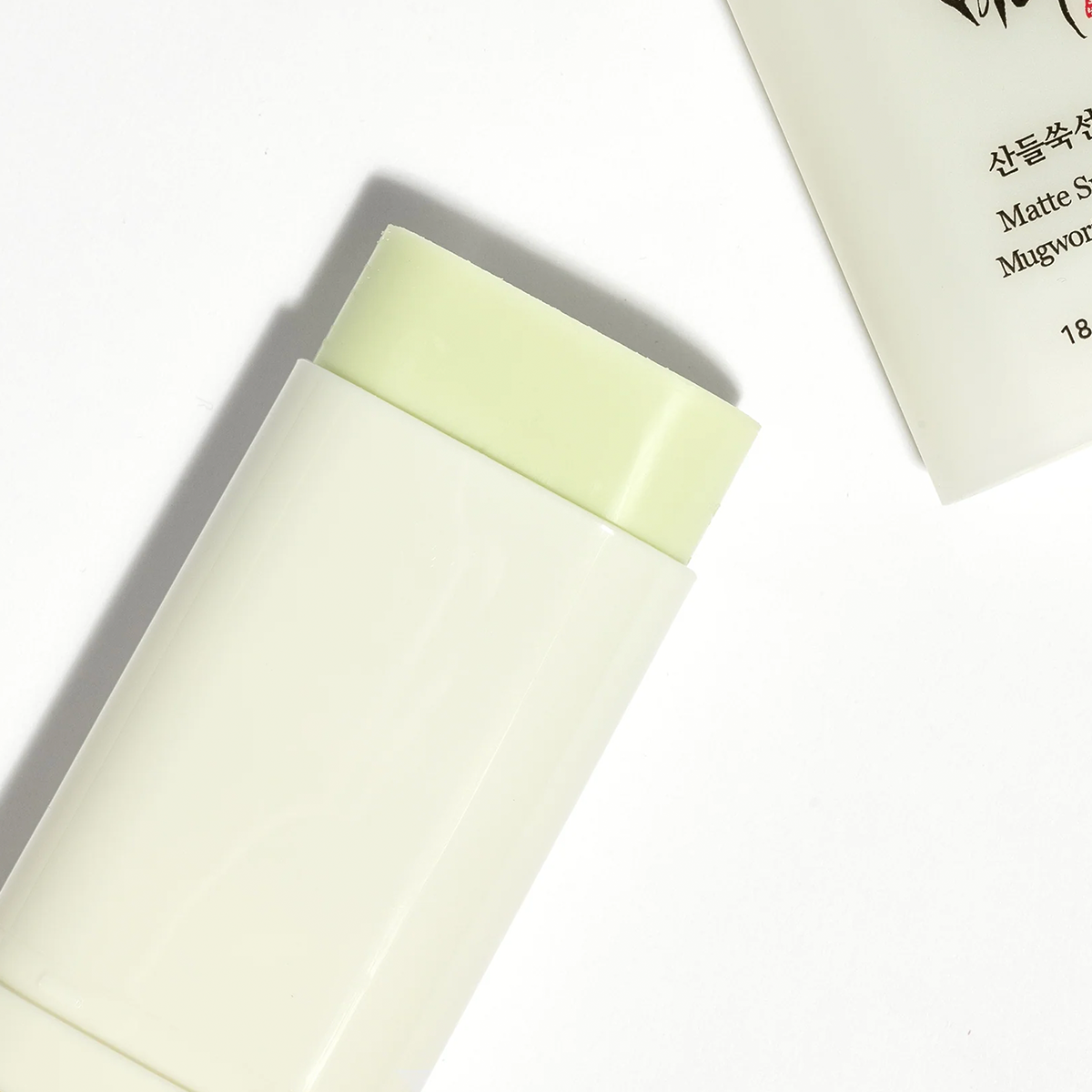Matte Sun Stick with Mugwort & Camellia - Natural SPF Protection for Face & Body | Perfect for Outdoor Activities, Travel & Daily Sun Care