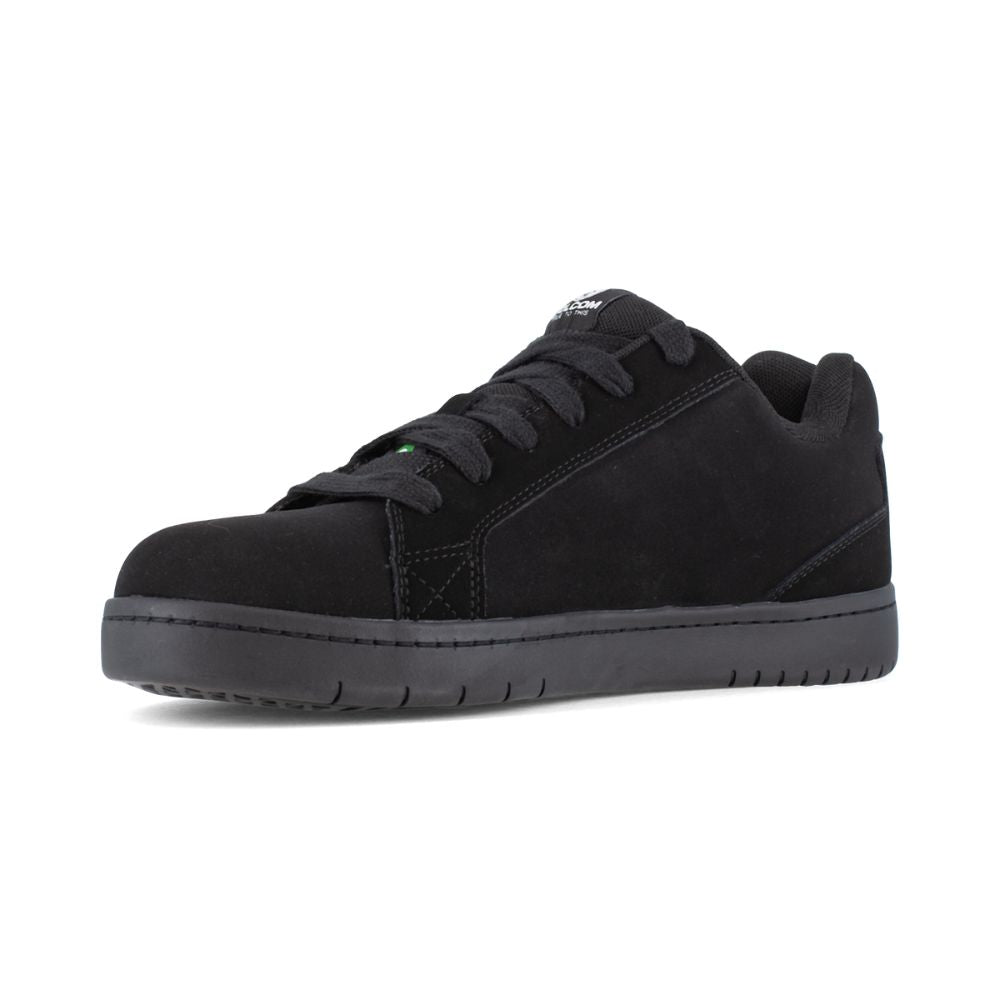 Volcom Stone Unisex Composite Toe SD+ Safety CSA Skate Shoe VC30471 - Black | Work & Skate Safety Shoes for Construction, Warehouse & Outdoor Activities