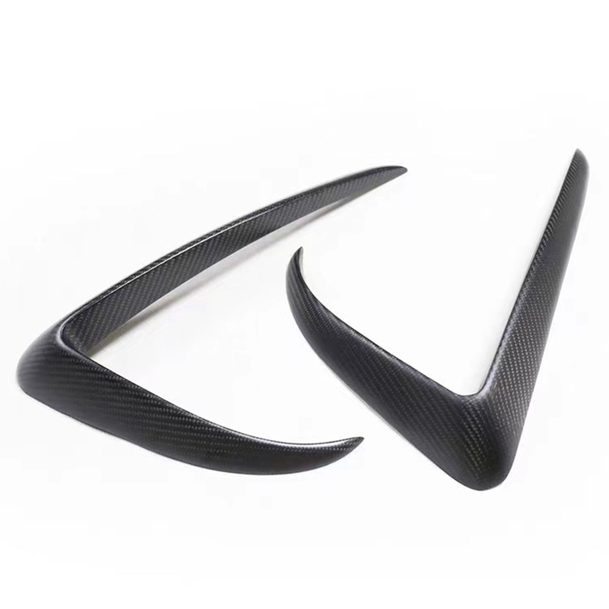 Premium Real Carbon Fiber Fog Light Trim Cover for Tesla Model 3/Y/S/X - Custom Fit Aerodynamic Upgrade | Enhances Style & Performance for Daily Driving & Car Shows