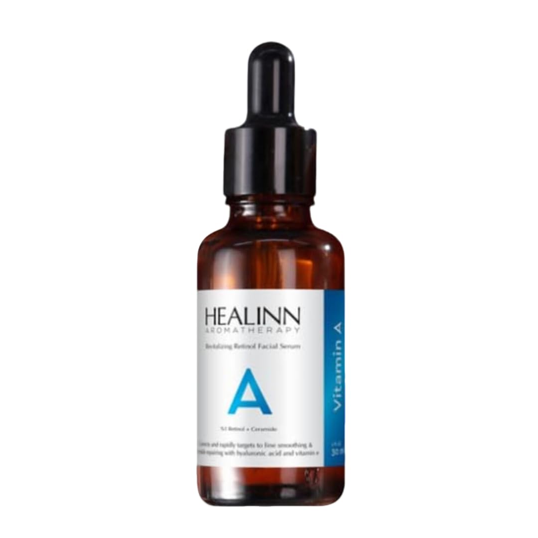 Best Retinol Serum for Face - Healinn Resurfacing Anti-Aging Serum with Hyaluronic Acid, Vitamin E & Vitamin A | Reduces Wrinkles, Fades Acne Scars & Hydrates Skin | Perfect for Nighttime Skincare Routine & Daily Facial Moisturizer