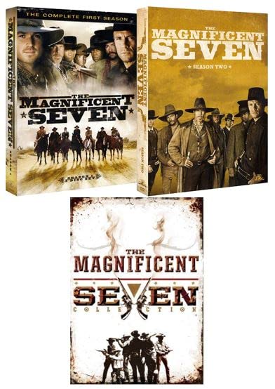 The Magnificent Seven Complete Western Movie Collection (4 Films + TV Series Seasons 1-2) - Guns of The Magnificent Seven, Magnificent Seven Ride, Return of The Magnificent Seven | Classic Western Action Films for Movie Nights & Western Fans