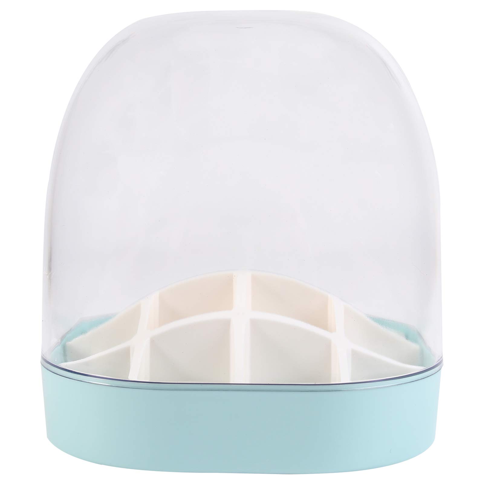 1pc Clear Transparent Lipstick Storage Box - 9 Grid Cosmetic Organizer Case for Makeup, Lipsticks & Cosmetics - Perfect for Vanity, Travel & Bathroom Organization