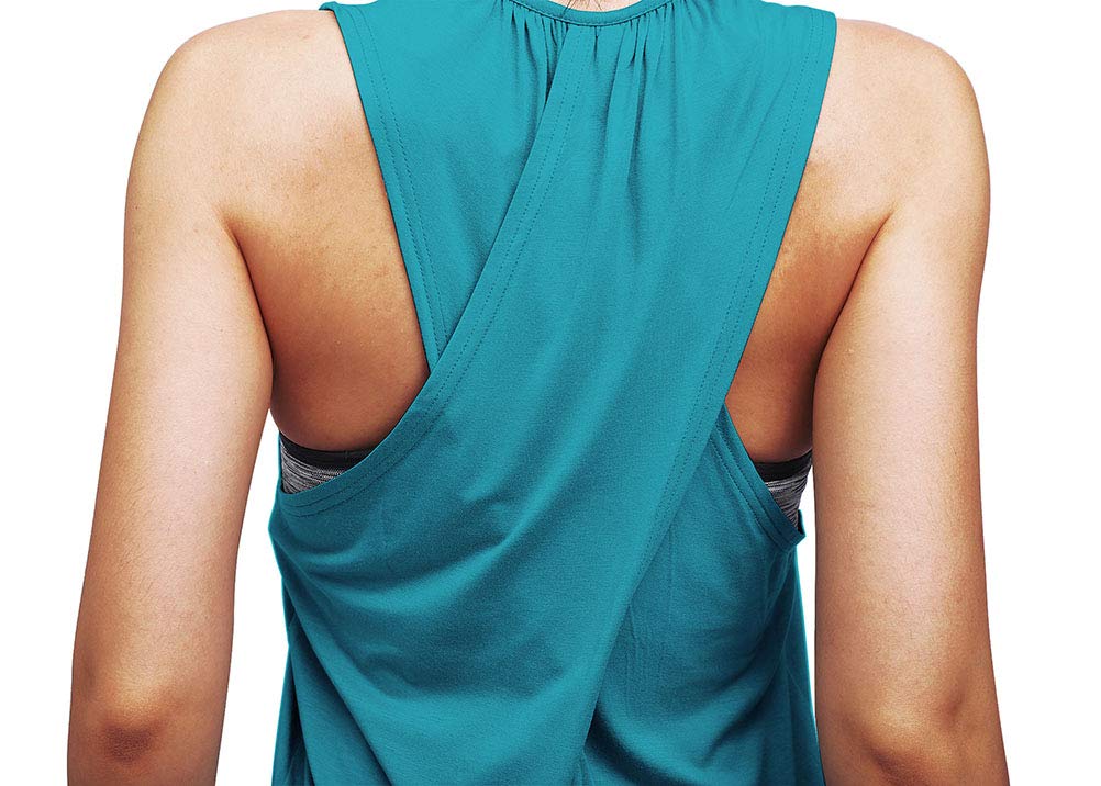 Women's Workout Tops - Mippo Yoga Athletic Shirts & Tank Tops for Gym, Running & Summer Fitness | Breathable & Comfortable Activewear for Yoga, Pilates & Cardio