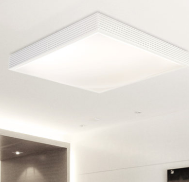 REIKA Modern Geometric LED Ceiling Light - White Finish with Safety Certified LED Driver - Perfect for Living Room, Bedroom & Office Lighting