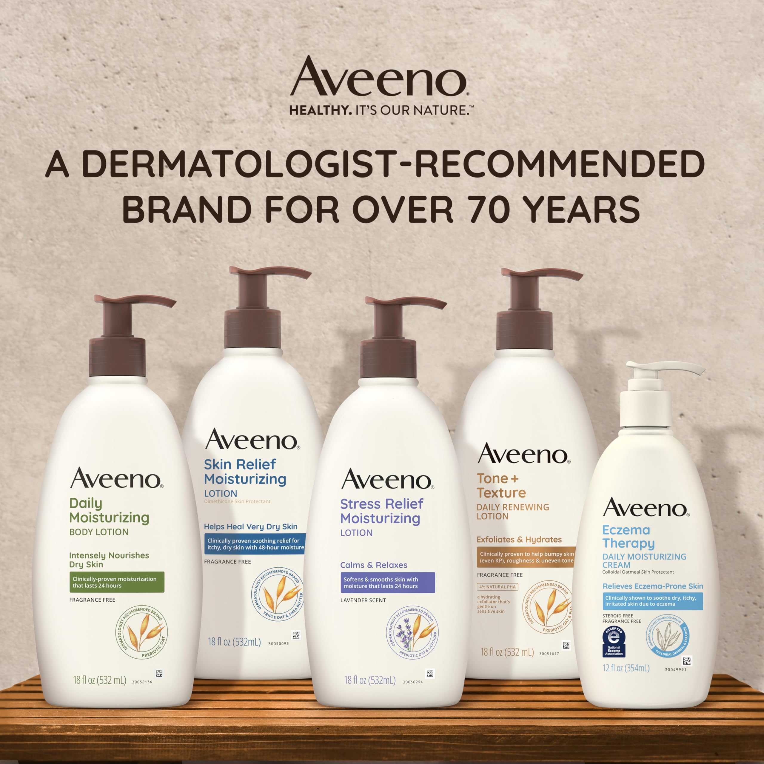Aveeno Daily Moisturizing Lotion Sheer Hydration for Dry Skin - 12 Fl Oz (350ml) | Fragrance-Free Body Lotion with Oat & Vitamin E | Lightweight Moisturizer for Face & Body | Perfect for Daily Use & Travel