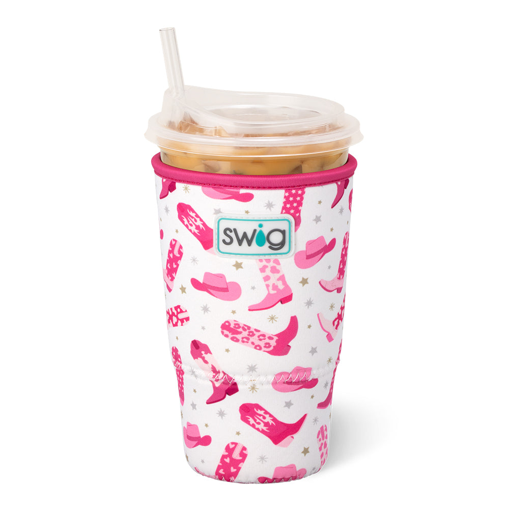 Let's Go Girls Large Iced Cup Coolie - Insulated Tumbler for Cold Drinks, Perfect for Beach, Pool Parties & Summer Outings