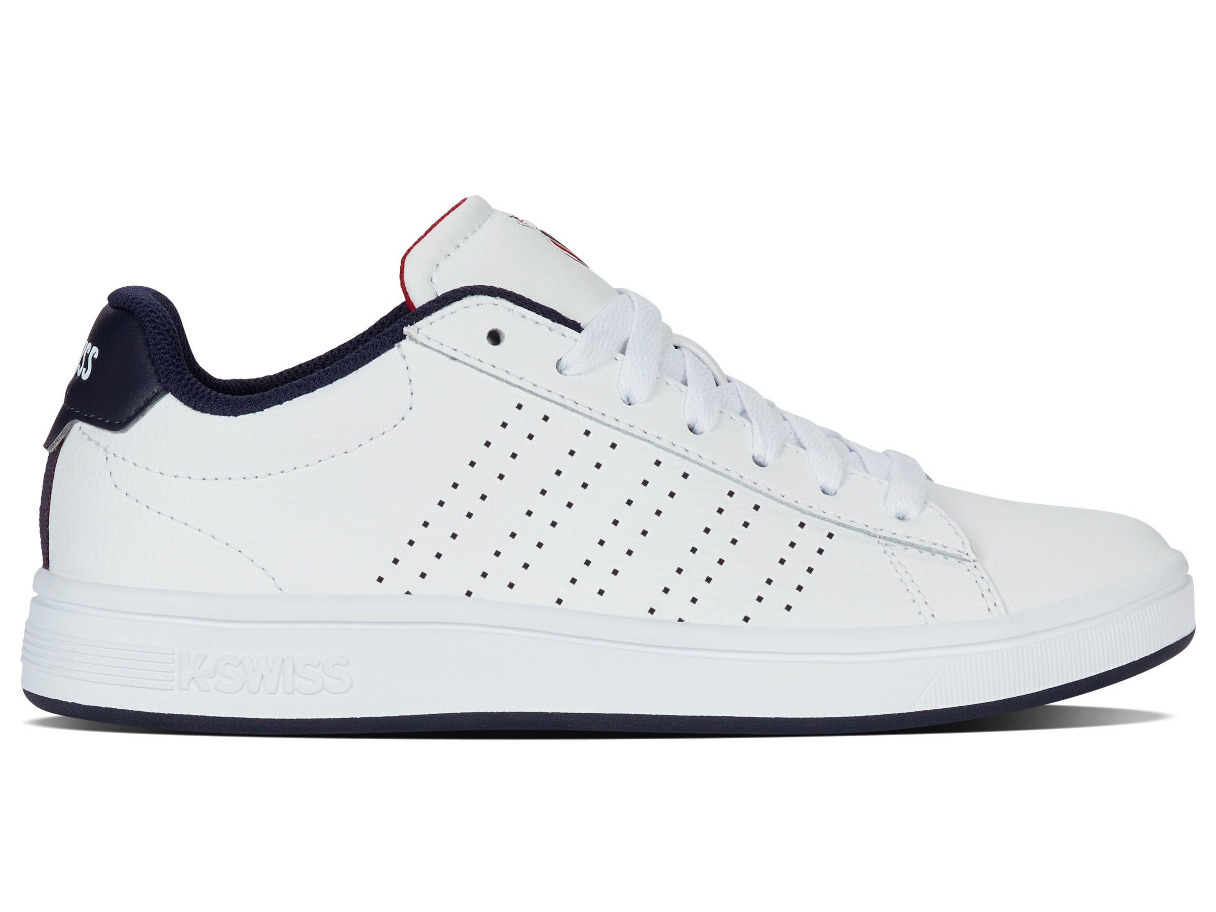Nike Court Vision Low Sneakers - White/Navy/Red | Men's Basketball Shoes for Casual Wear & Street Style | Perfect for Sports, Gym & Everyday Fashion