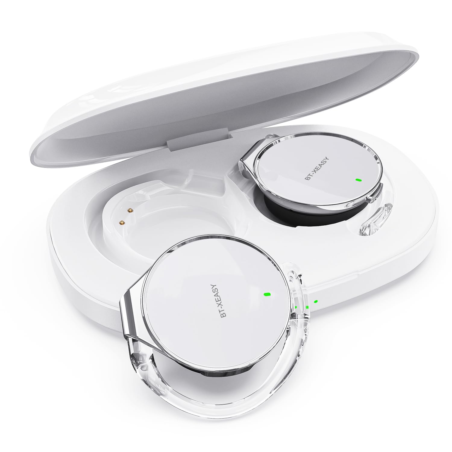 Open Ear Wireless Bluetooth 5.4 Headphones - 52H Playtime, Over-Ear Hooks, Built-in Mic, Dual Device Connection - Perfect for Running, Cycling & Office Work