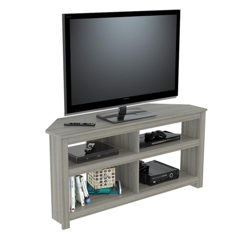 Inval MTV-17019 Corner TV Stand for Flat Screen TVs Up to 60