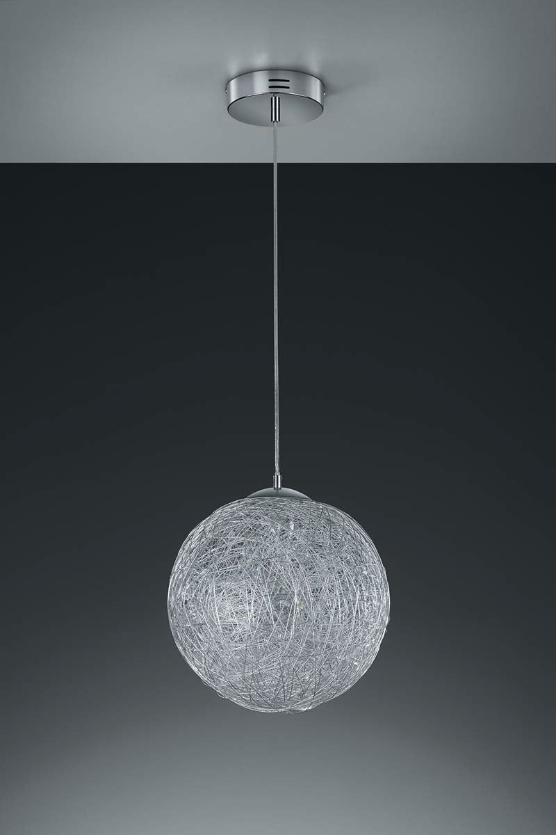 12W Thunder LED Pendant Light Fixture - Modern Aluminum Ceiling Light for Kitchen, Dining Room, Living Room & Bedroom