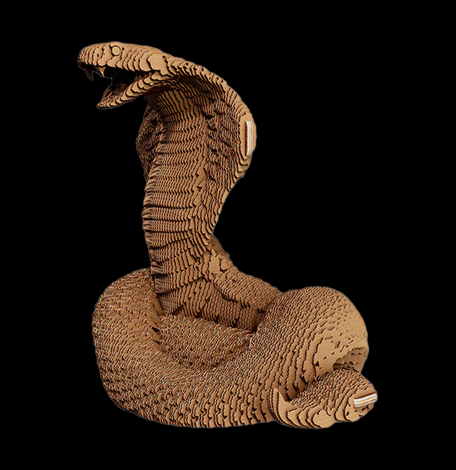 3D Cobra Puzzle - Challenging Snake Brain Teaser for Adults & Kids - Perfect for Stress Relief, Party Games & STEM Learning Activities