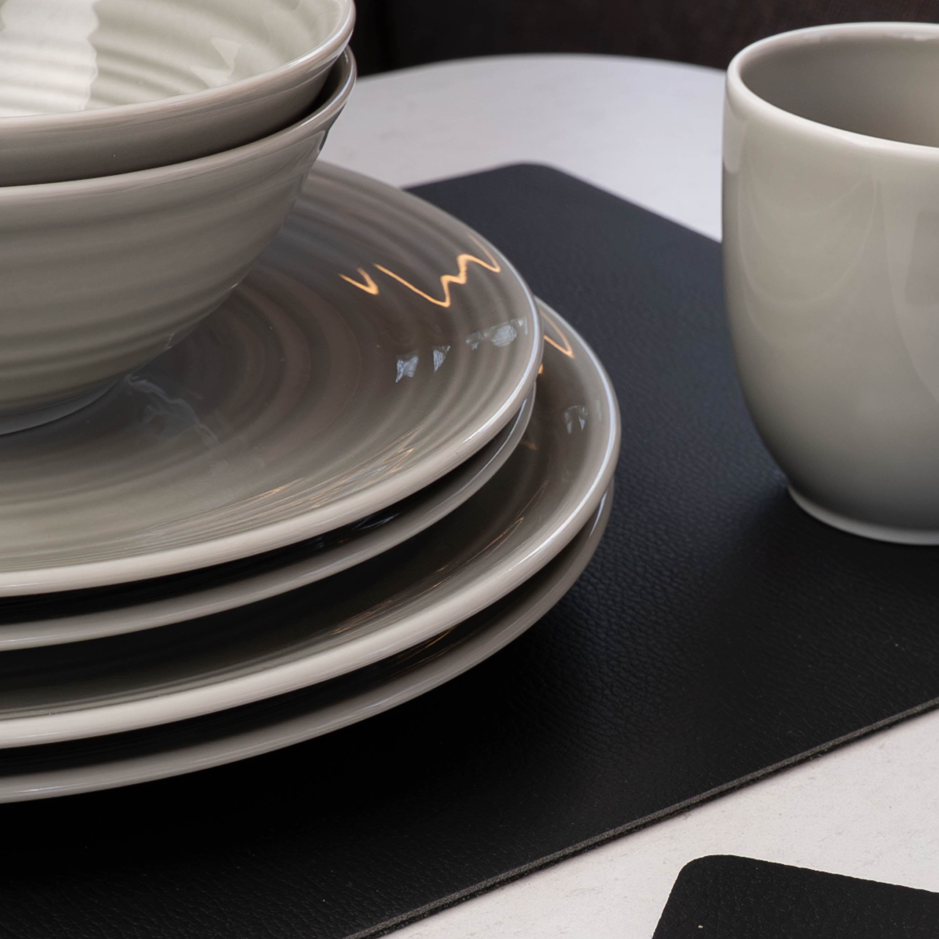 Premium Porcelain Plate with Magnet - 26cm ASH Design | Elegant Dining & Kitchen Decor for Home, Restaurants, and Gifting
