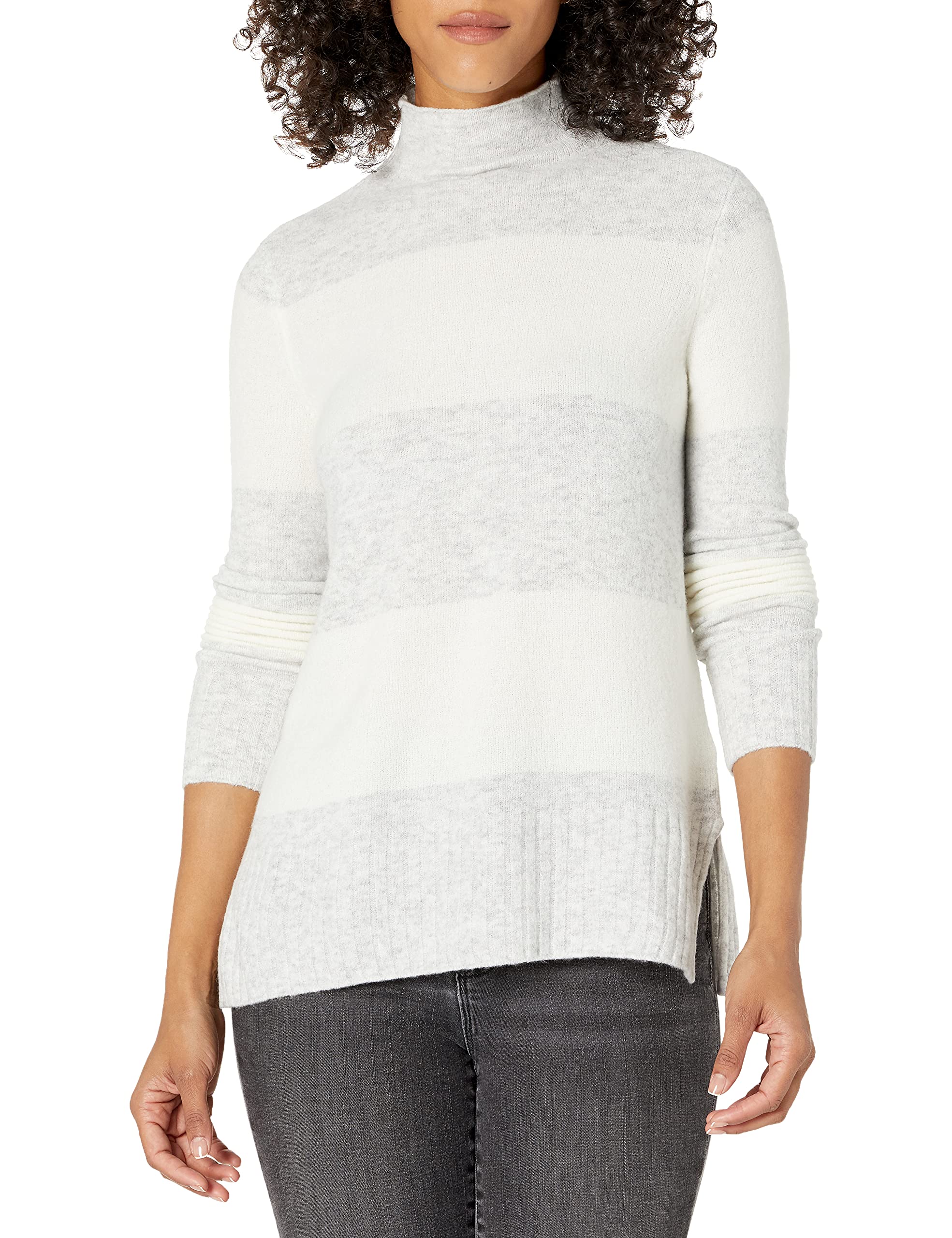 Goodthreads Women's Mid-Gauge Stretch Funnel Neck Sweater - Cozy Winter Pullover for Casual Outfits & Office Wear