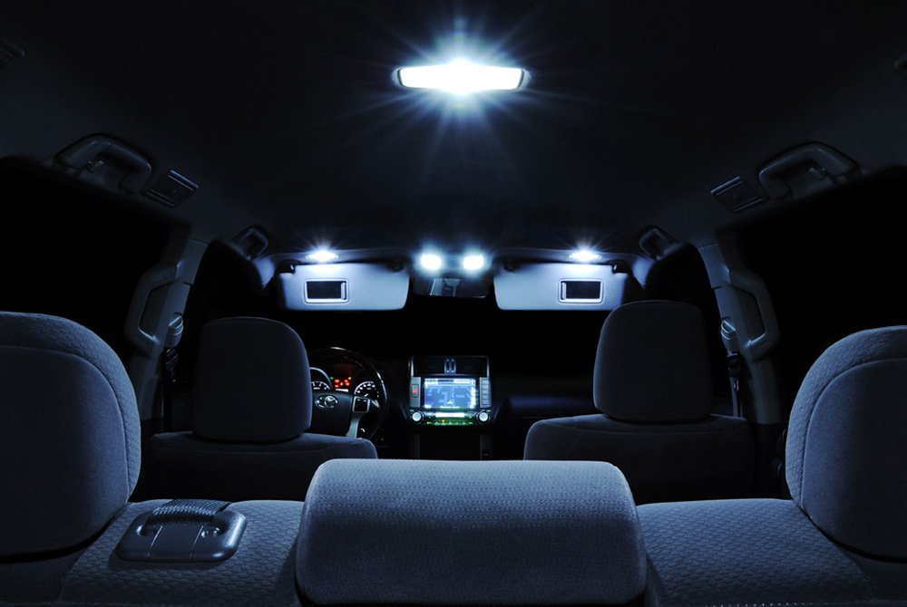 XtremeVision 2015+ Chevy Spark Interior LED Light Kit - 4 Piece Cool White Bulbs with Installation Tool | Upgrade Car Cabin Lighting for Night Driving & Enhanced Visibility