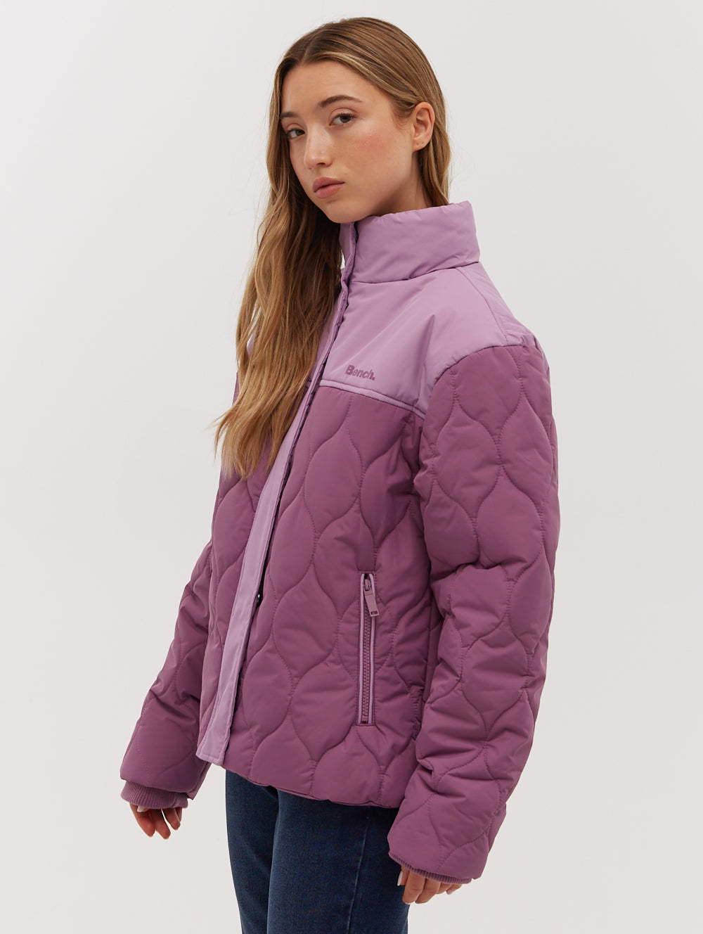 Jorgia Quilted Jacket for Women - Lightweight Puffer Coat with Stylish Diamond Stitch Design | Perfect for Fall, Winter & Outdoor Activities