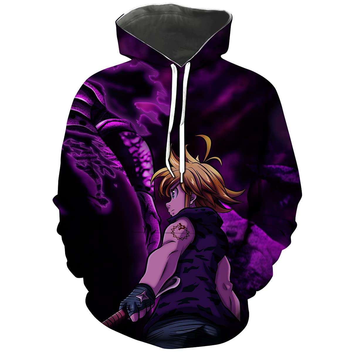 The Seven Deadly Sins Anime Hoodie - Unisex Casual Pullover Sweatshirt for Men & Women | Perfect for Cosplay, Anime Conventions & Everyday Wear