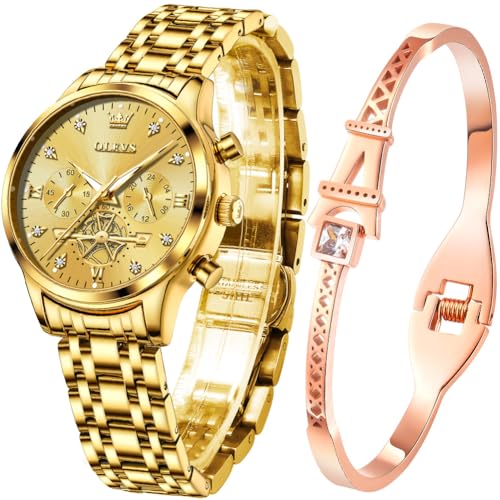 gold watch Chronograph