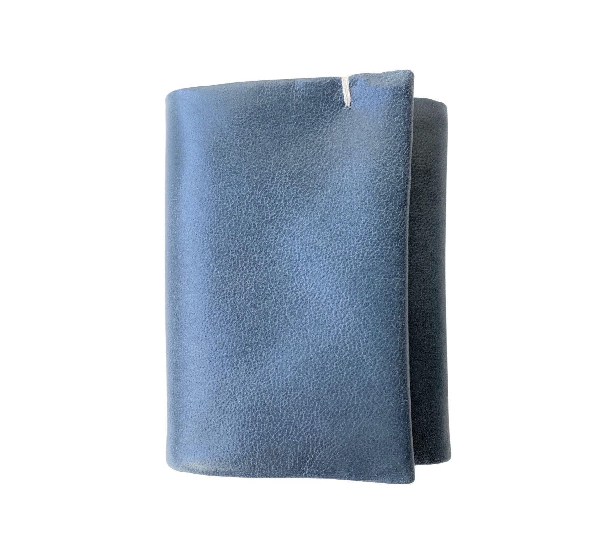 Foldable Slim Wallet for Men - Blue Jean Design | RFID Blocking | Minimalist Card Holder for Everyday Use & Travel