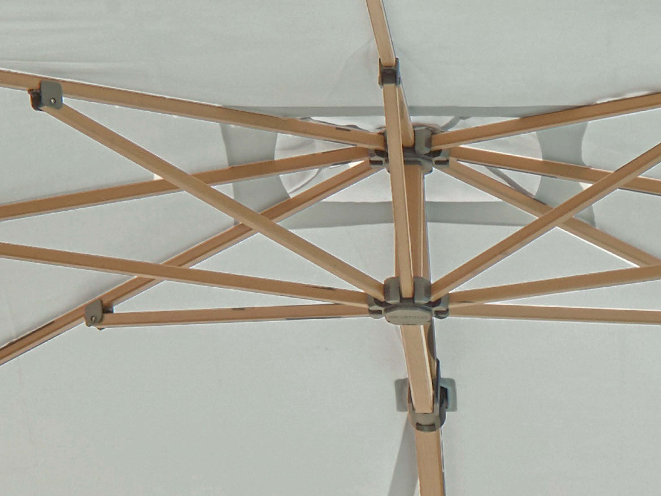 LUX 301 3m Large Outdoor Patio Umbrella with Heavy Duty Base - Perfect for Poolside, Garden, Backyard, and Beach Use