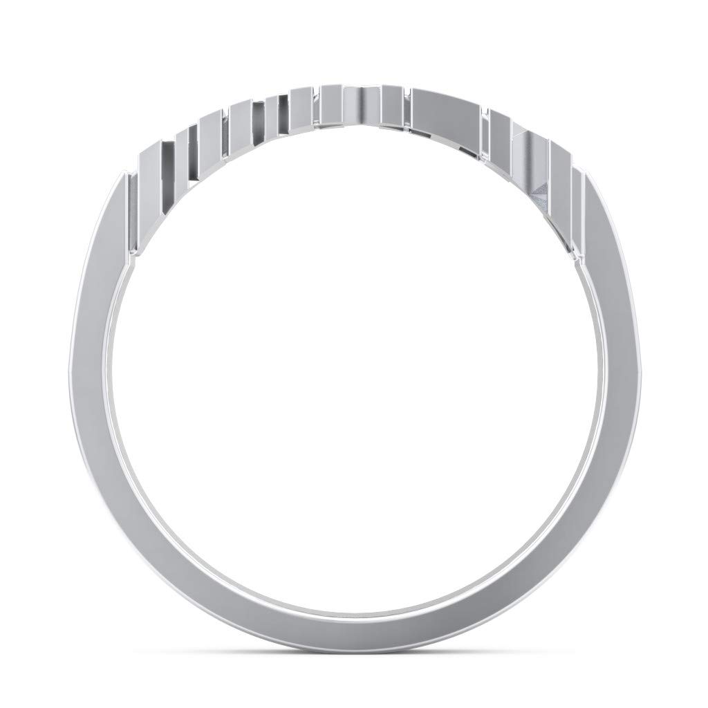 TSD Sterling Silver 2019 Roman Numeral Graduation Ring by JEWLR - Elegant Personalized Jewelry Gift for Graduates, Students & Teachers - Perfect for Commencement Ceremonies, Class Rings & Academic Achievements