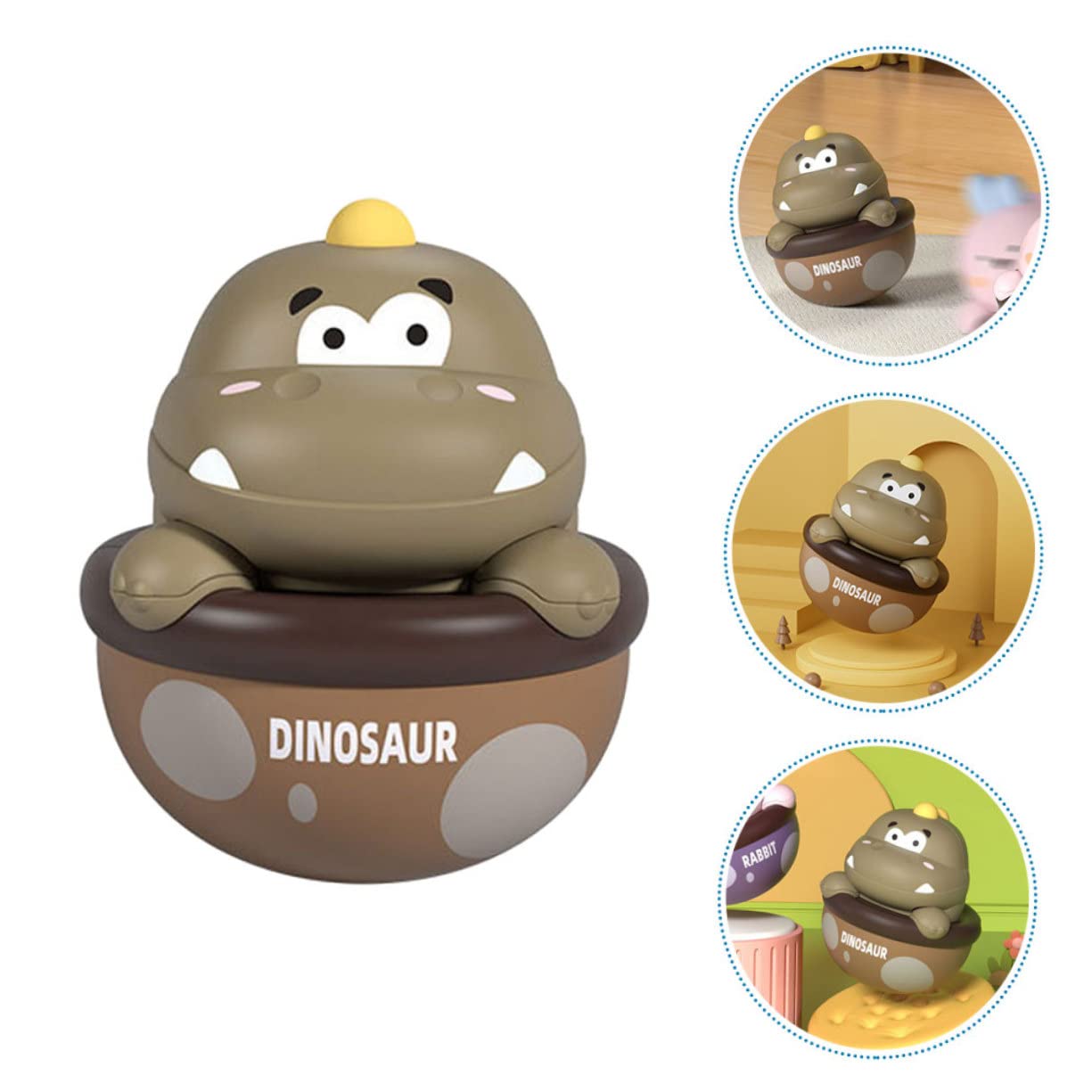 FAVOMOTO 5-Piece Tumbler Rattle Toy Set - Wiggly Fun Baby Toys for Early Learning & Sensory Play - Perfect for Infants, Toddlers & Preschoolers - Great for Playtime, Daycare & Developmental Activities