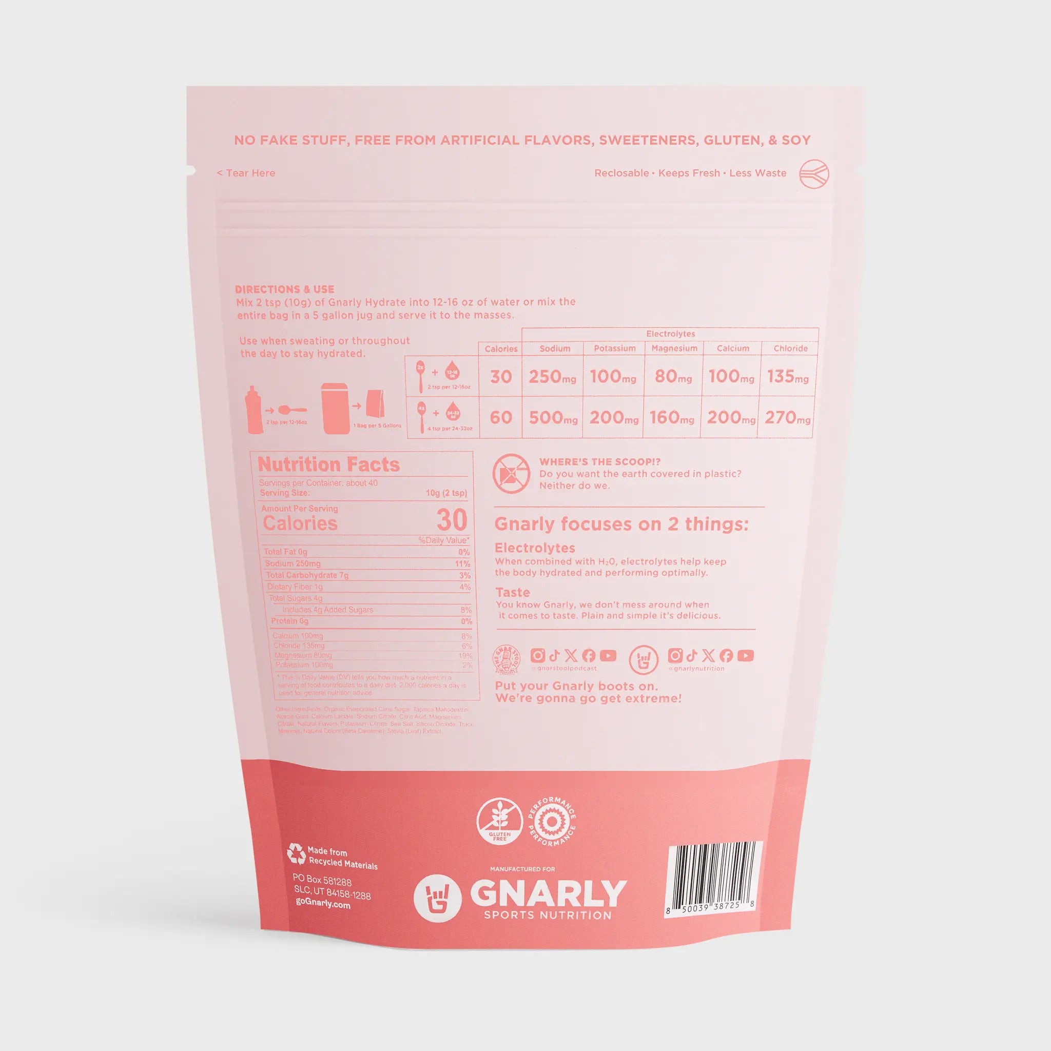 Best Electrolyte Powder for Hydration - Fast-Absorbing Replenishment for Workouts, Sports & Recovery - Sugar-Free & Natural Flavors