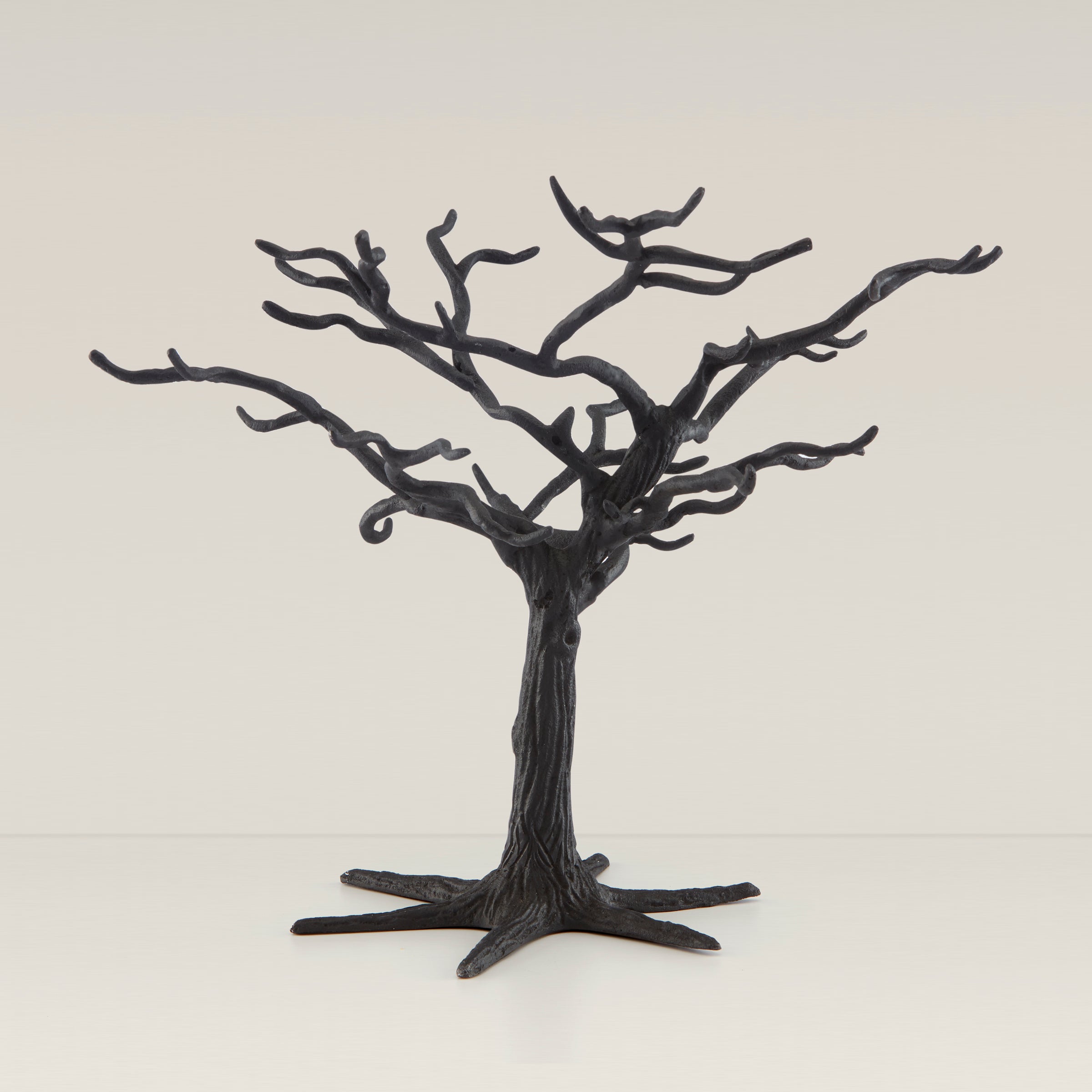 Matte Black Metal Ornament Tree - Elegant Christmas Decor for Home, Office & Holiday Parties - Perfect for Hanging Ornaments, Lights & Festive Decorations