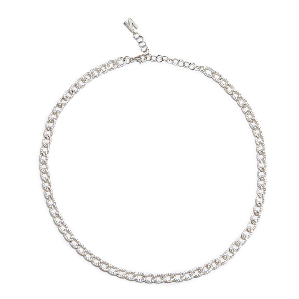 Olga Necklace - Elegant Silver Pendant for Women | Perfect for Parties, Weddings & Everyday Wear