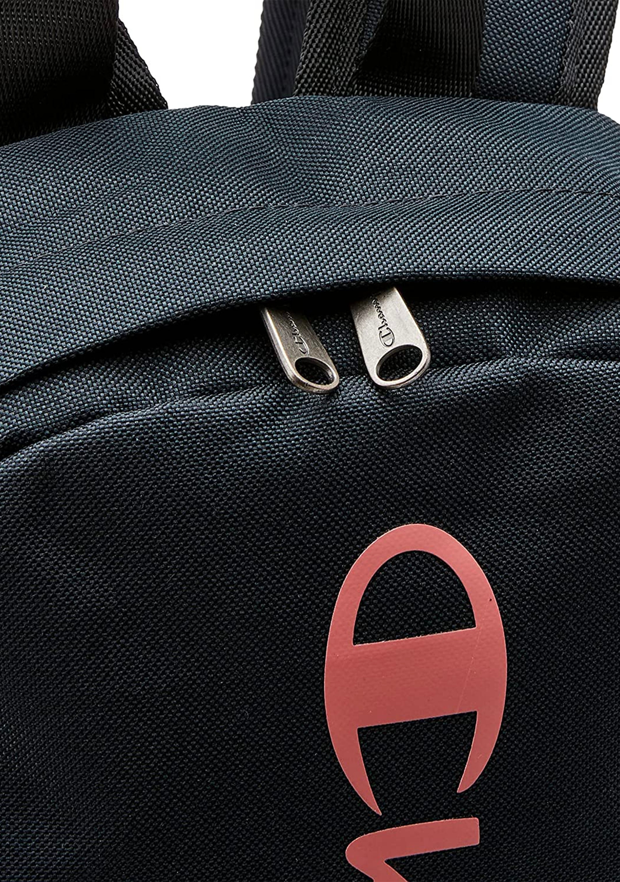 Champion Small Graphic Backpack for School & Travel - Lightweight Laptop Backpack with Stylish Design, Black - Perfect for Students, Work & Everyday Use