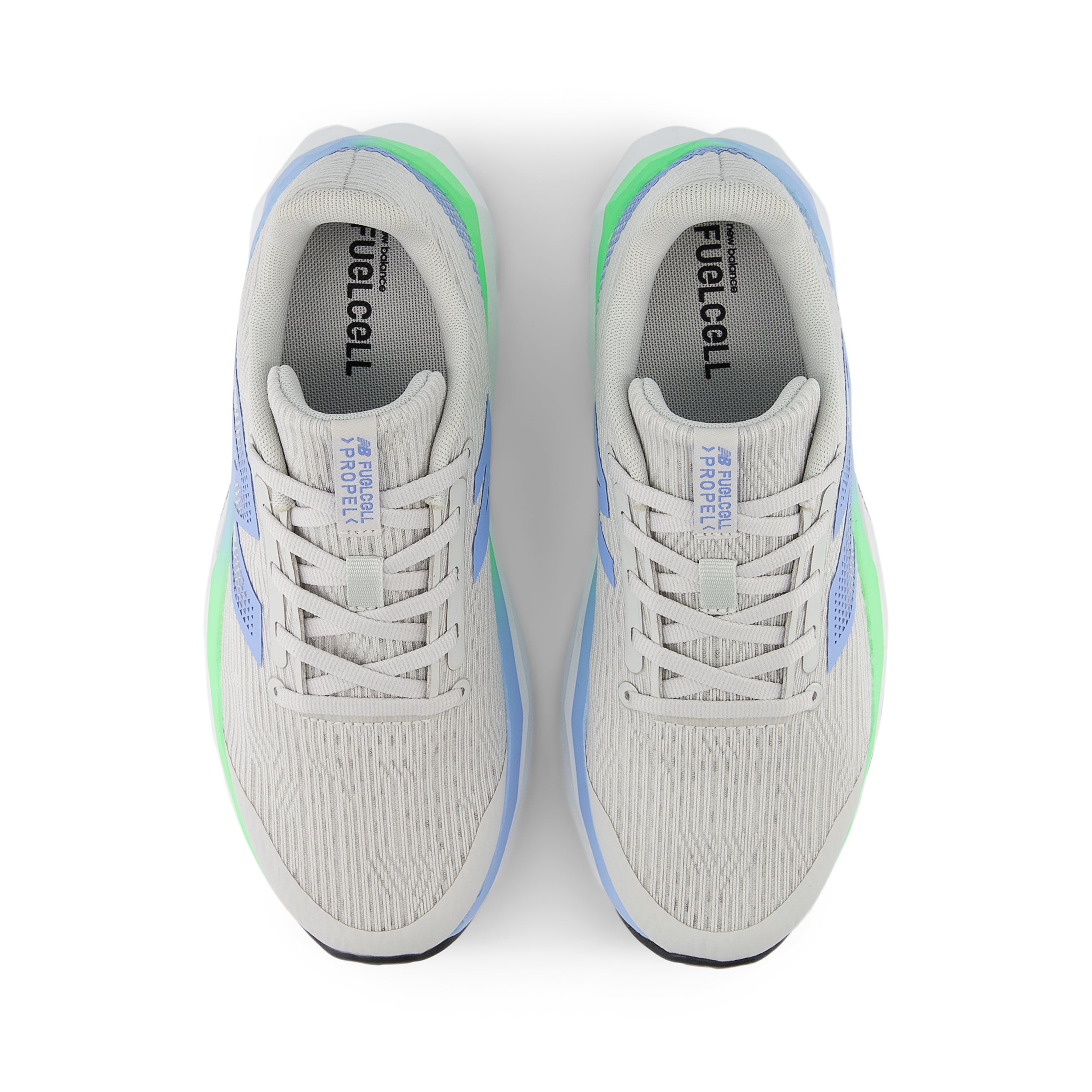New Balance FuelCell Propel v5 Running Shoes for Big Kids - Grey Matter/Electric Sky/Electric Jade - Lightweight & Cushioned for School, Sports & Daily Activities