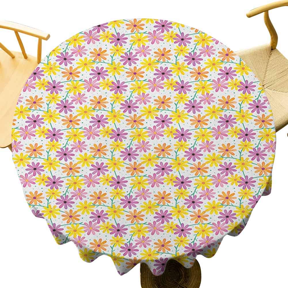 Colorful Gerbera Daisy Tablecloth - 35