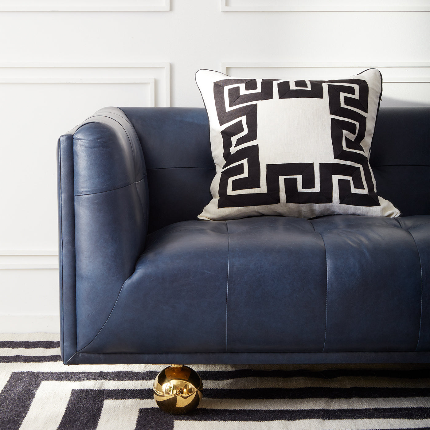 Claridge 90 Sofa - Modern 3-Seater Couch with Premium Fabric & Sturdy Frame for Living Room, Lounge & Office