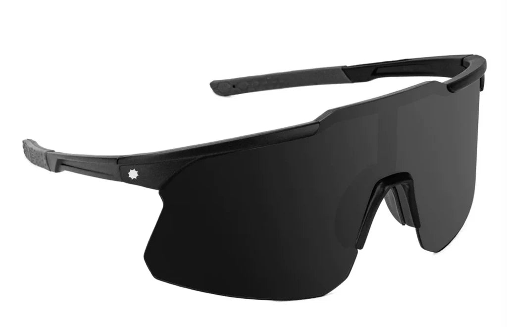 Glassy Cooper Speed Shade Sunglasses - Black Polarized Sports Glasses for Running, Cycling & Outdoor Activities