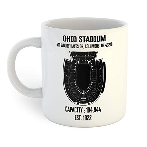 Ohio State Buckeyes Stadium Souvenir Coffee Mug - Perfect for Game Day, Office & Home Use