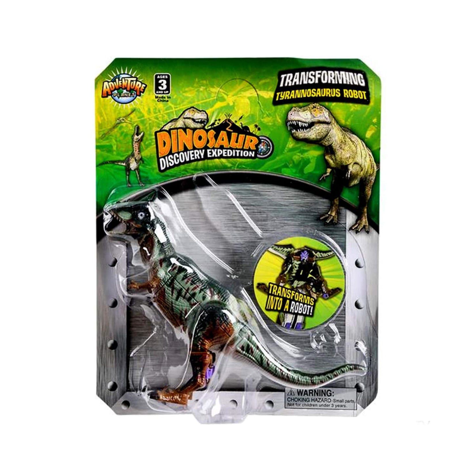 Adventure Planet 5 Inch Tyrannosaurus Robot Action Figure - Dinosaur Toy for Kids, Collectors & STEM Learning | Perfect for Playtime, Display & Educational Fun
