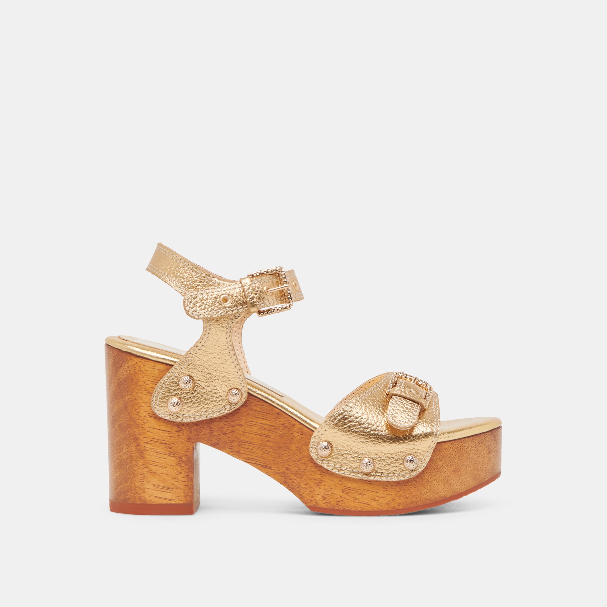 YANDY Women's Gold Leather High Heels - Elegant Stiletto Pumps for Parties, Weddings & Evening Events