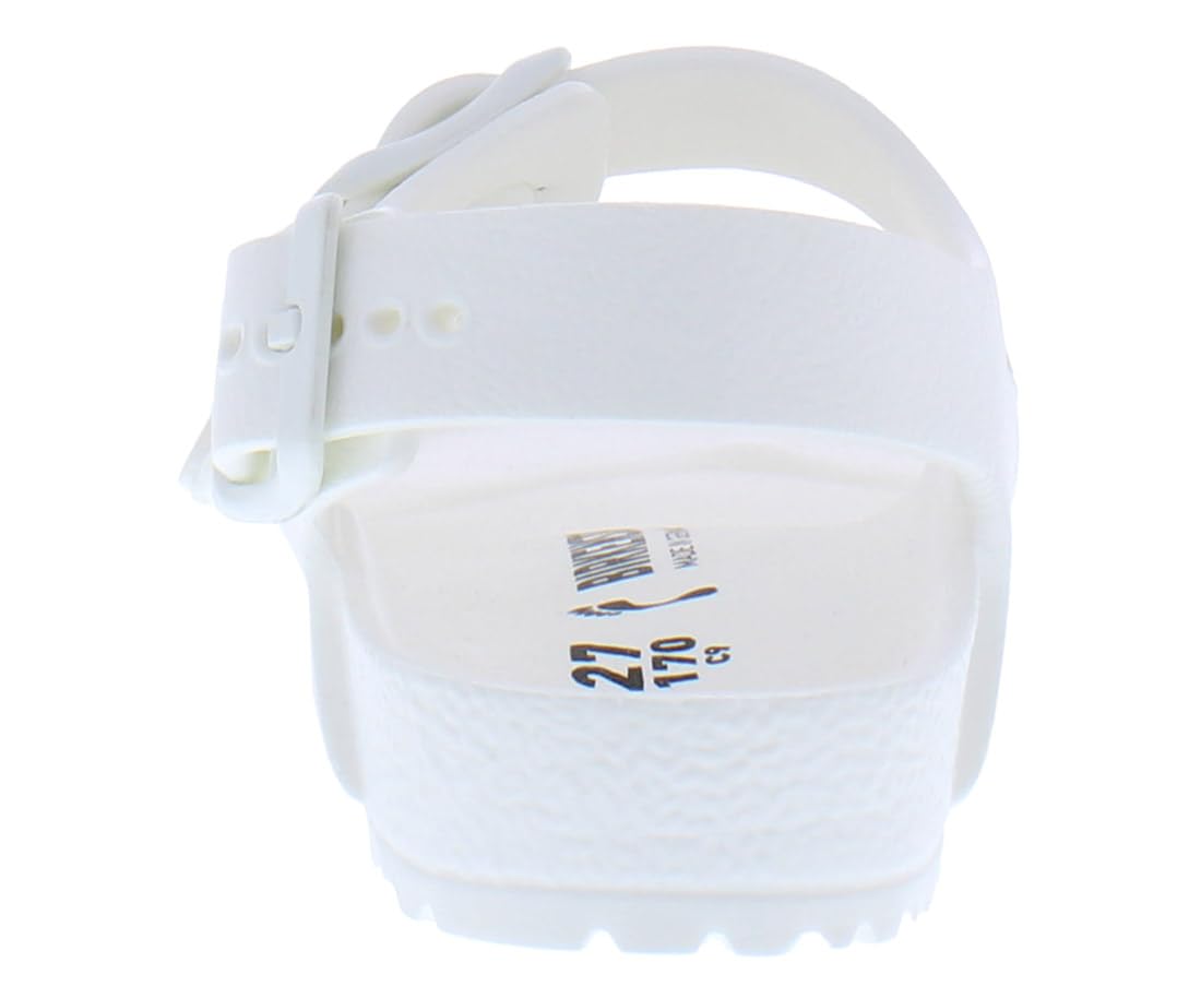 Birkenstock Milano Kids Sandals - White EVA - Size 27 | Comfortable & Durable Footwear for Boys & Girls | Perfect for Beach, Pool, and Summer Outdoor Activities