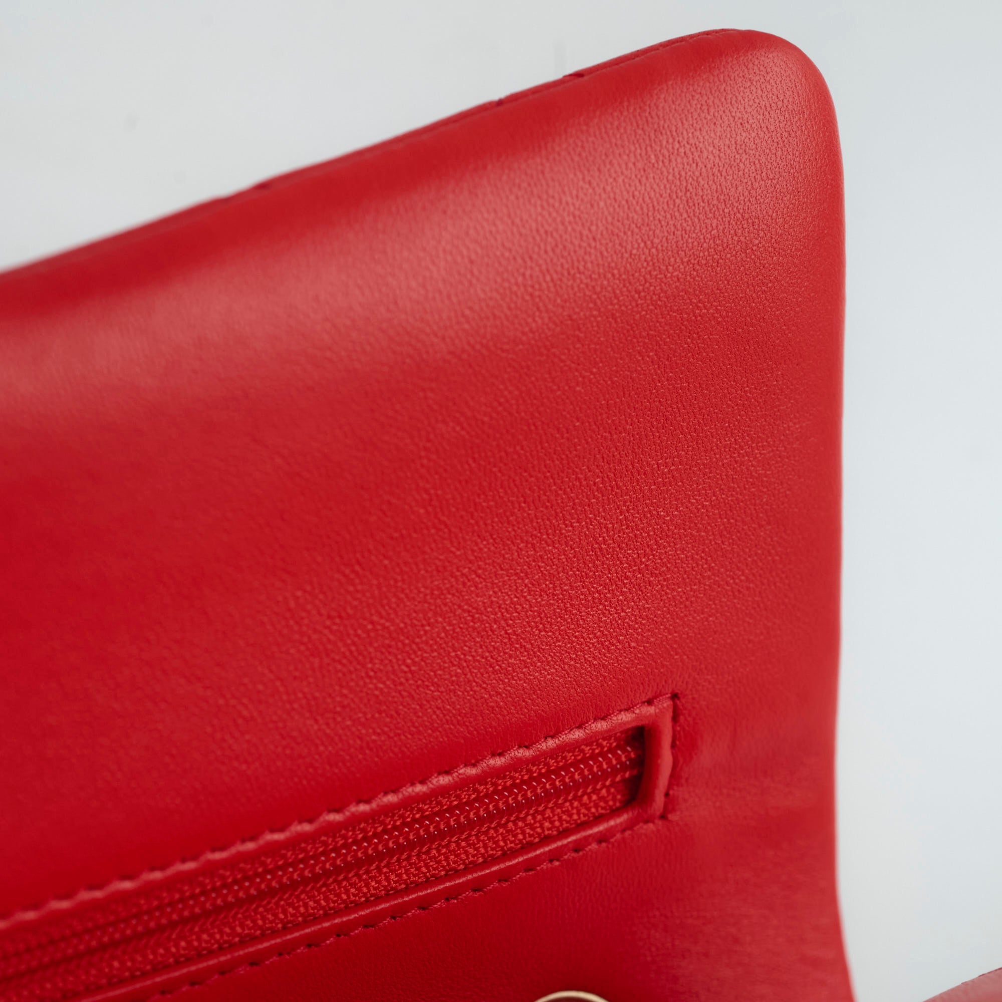 Chanel Medium Classic Flap Bag in Red Lambskin Leather - Luxury Handbag for Women, Perfect for Parties, Dates & Special Occasions