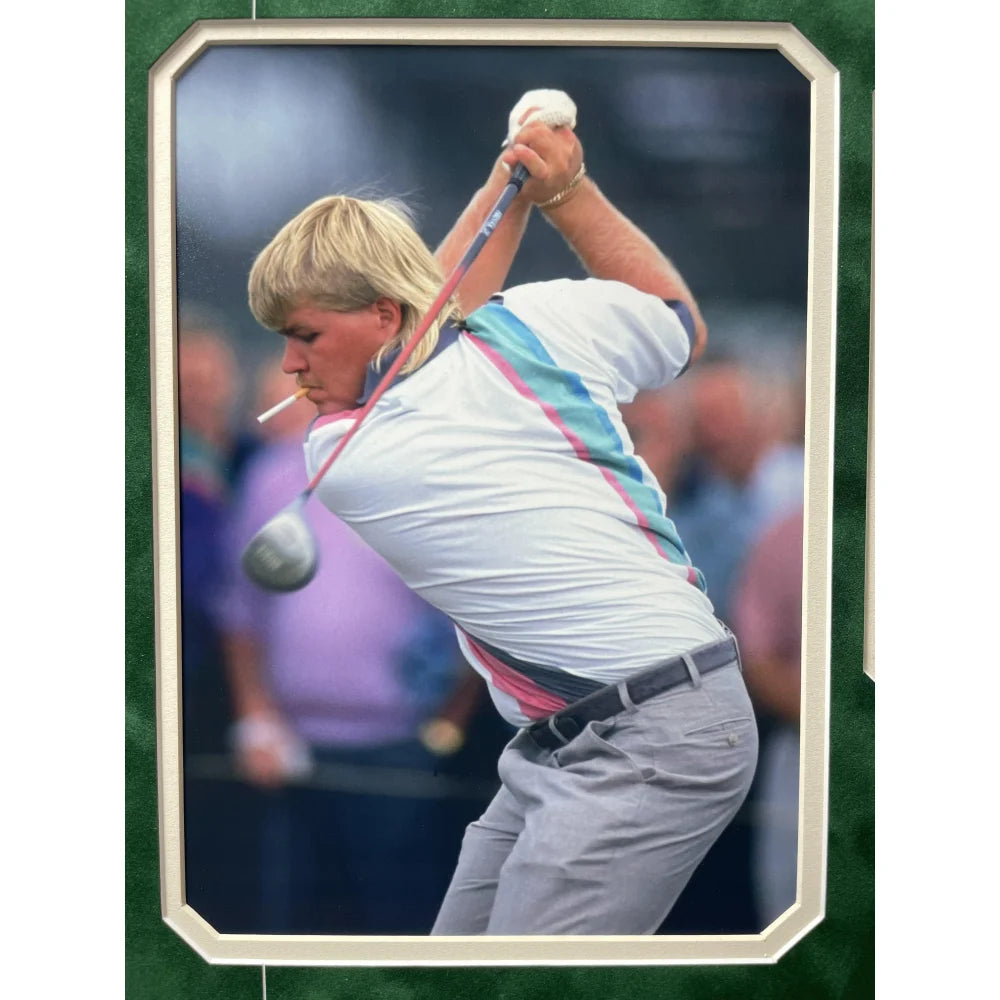 John Daly Autographed Golf Glove - Game Used & Framed with JSA COA - Signed Memorabilia for Golf Fans - Perfect for Man Cave, Sports Bar, or Collector's Display