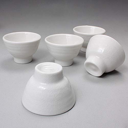 Korean Style Pure White Porcelain Tea Ceremony Set - 11.8oz (350ml) Side Handle Teapot with 5 Cups & Cooling Pitcher - Traditional Ceramic Tea Gift Set for Home, Office & Zen Meditation