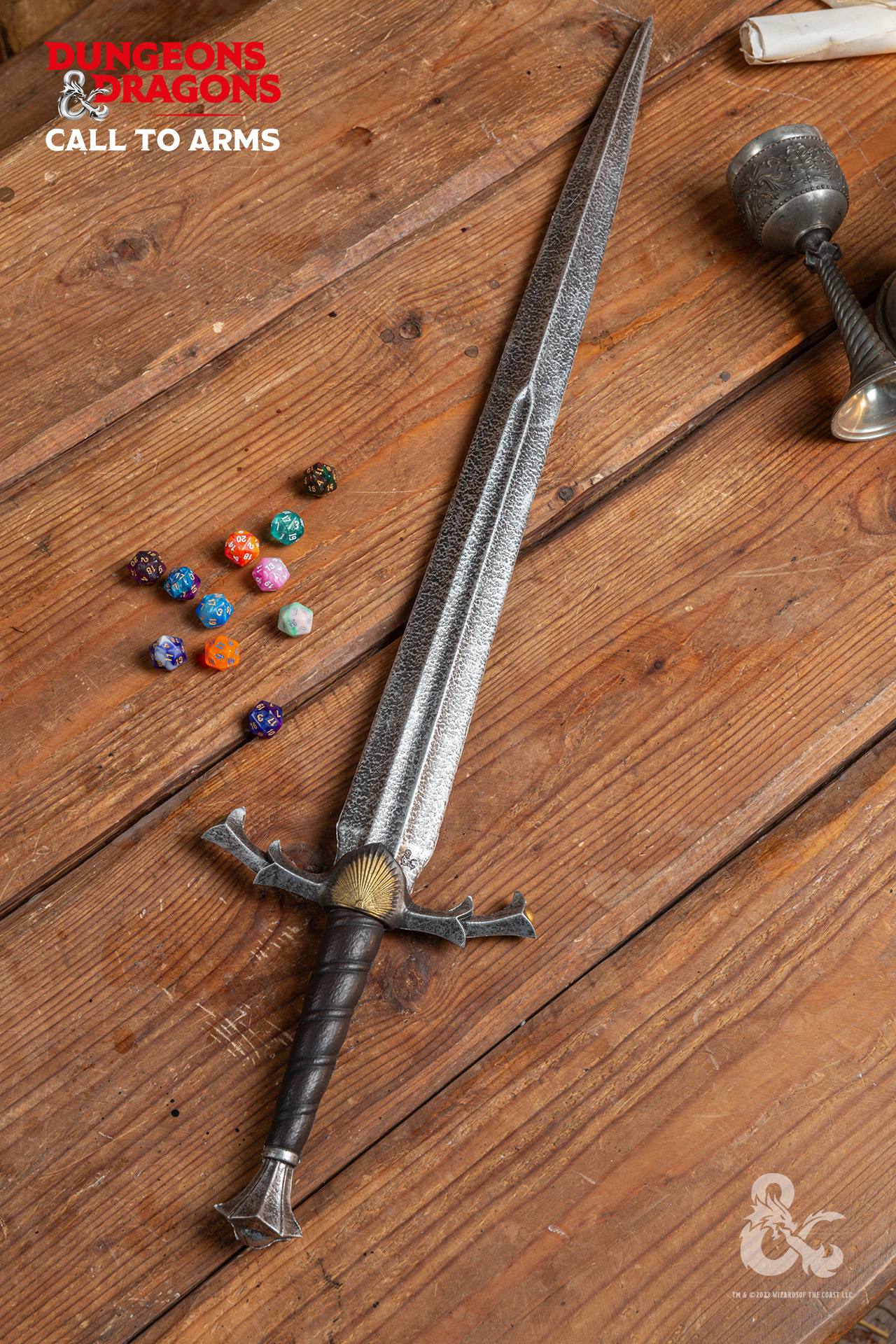 Dungeons & Dragons Foam Sword - Waterdeep Blade Replica for LARP & Cosplay | Safe Foam Weapon for Role-Playing Games & Fantasy Costumes