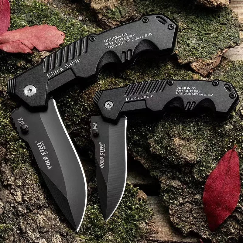 Premium EDC Stainless Steel Folding Knife - Ultra Sharp Tactical Pocket Knife for Camping, Hiking & Survival | Outdoor Gear & Everyday Carry Essentials