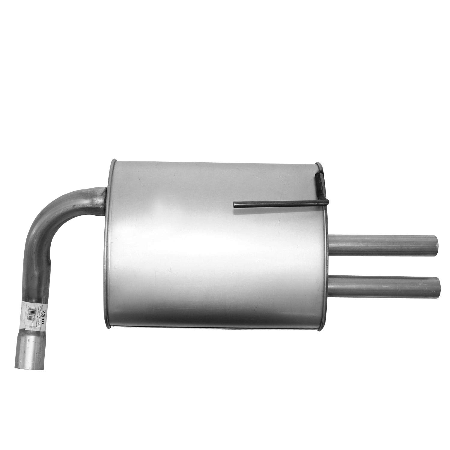 AP Exhaust Products 7316 Performance Muffler - Universal Fit for Cars & Trucks - Reduce Noise & Improve Exhaust Flow - Ideal for Daily Driving & Performance Upgrades