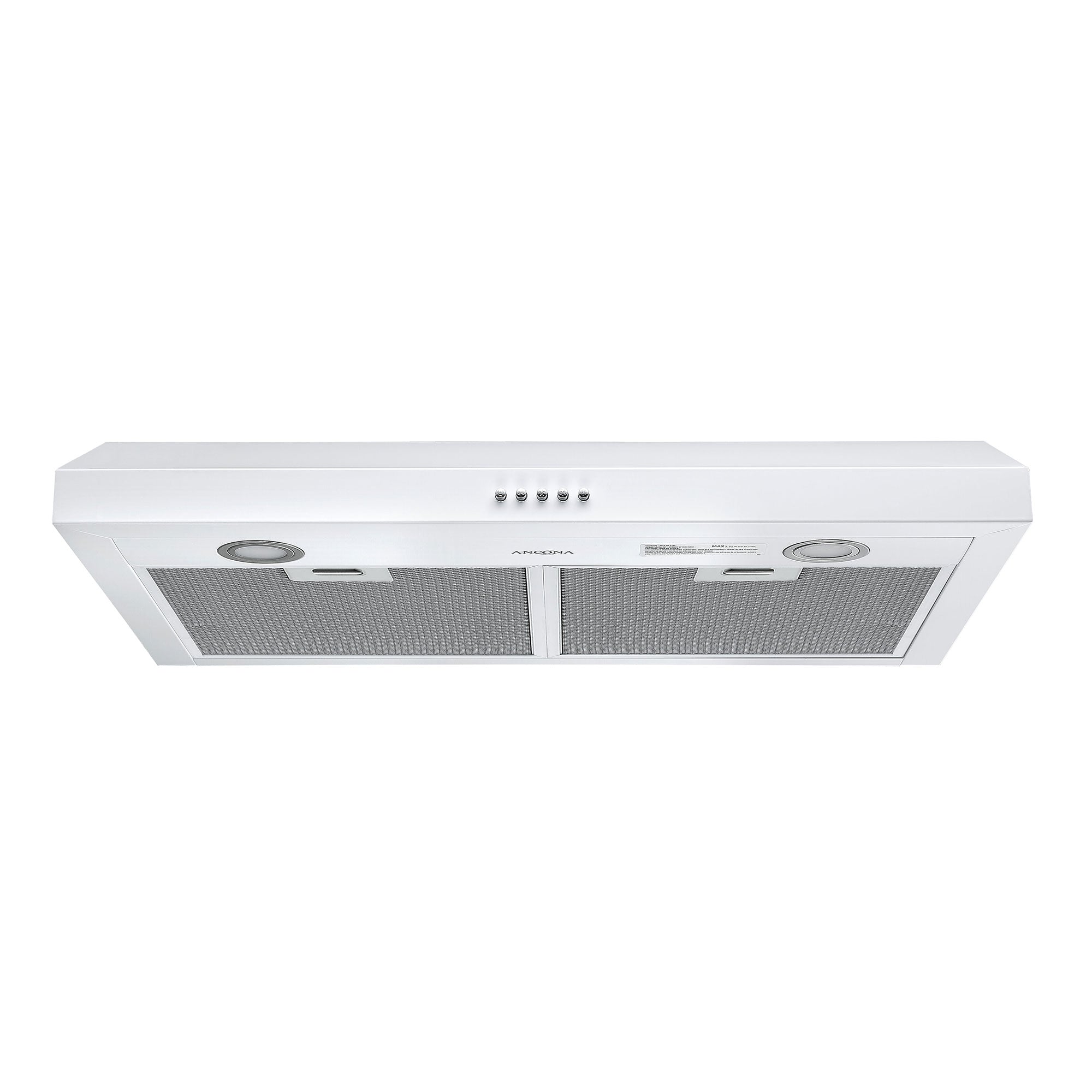 Slim S3DW 30-Inch 325 CFM Non-Vented White Under Cabinet Range Hood - Perfect for Small Kitchens, Apartments & Compact Cooking Spaces