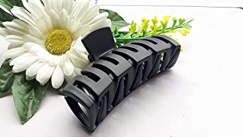 Delush Design Multi-Color Acrylic No-Slip Grip Hair Clips for Women & Girls - Trendy Hair Clutch & Hair Claw (Pack of 3) - Perfect for School, Work, Parties & Everyday Styling
