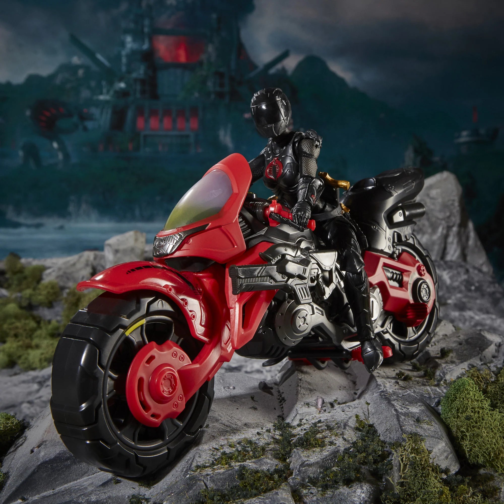 G.I. Joe Classified Series Baroness Action Figure with C.O.I.L. Motorcycle - Collectible 6-Inch Scale Toy for Display & Play - Perfect for Fans & Collectors