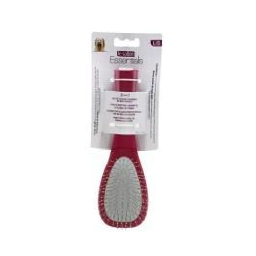 Le Salon Essentials Dog Bristle & Steel Pin Combo Brush for Grooming - Detangling, Shedding Control & Coat Shine for Dogs of All Sizes | Perfect for Home Pet Care & Professional Grooming Sessions