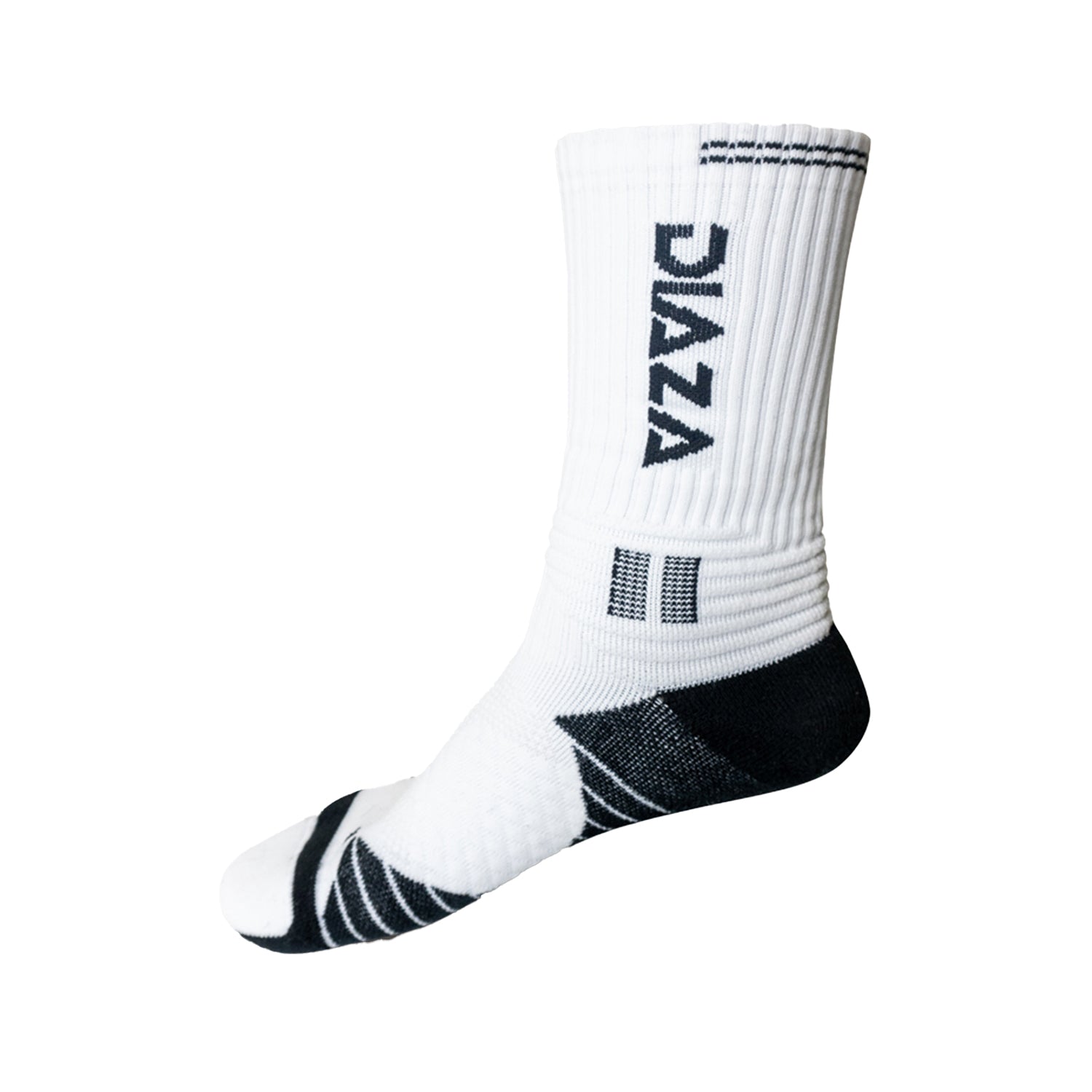 Chicago House Crew Socks White - Comfortable Cotton Athletic Socks for Men & Women - Perfect for Running, Gym, Workout and Everyday Wear